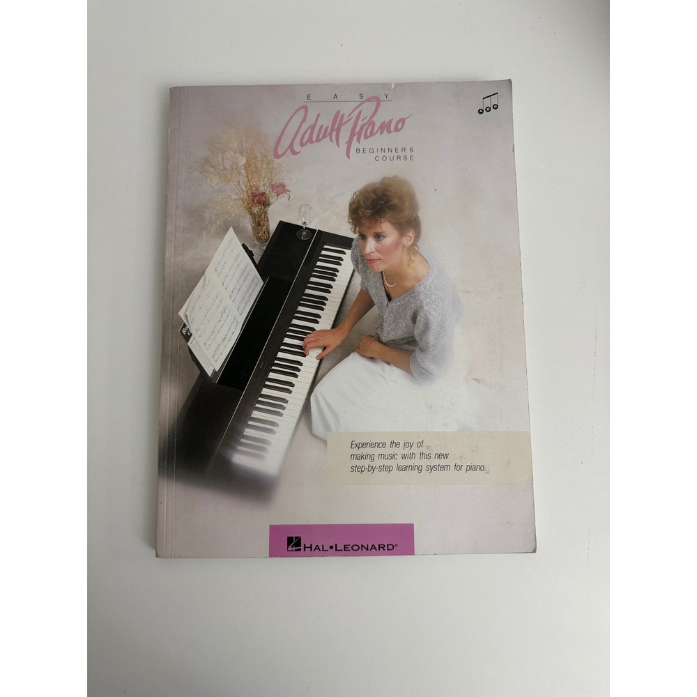 Hal‎ Leonard Easy Adult Piano Beginner's Course Sheet Music Book 9780793502424